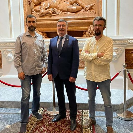 Burisas Krytlovas, Robertas Gabulas ir Olesis Sidorukas.